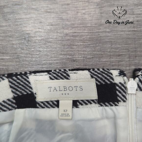 Talbots Wool Blend Pencil Skirt Size 12 - Picture 2 of 5